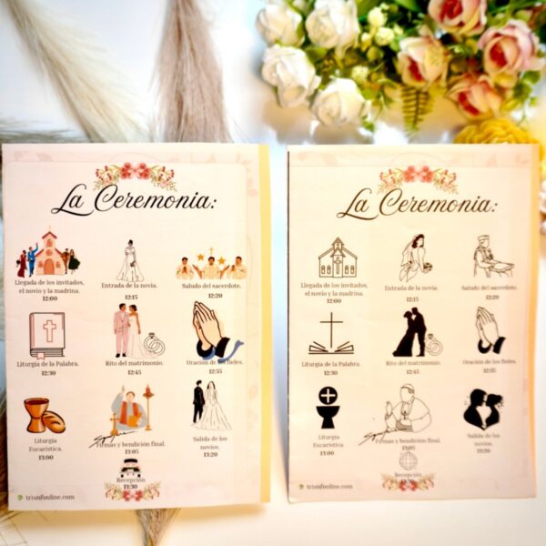 Opción 7: Programa De Ceremonia Clásico - Imagen 4