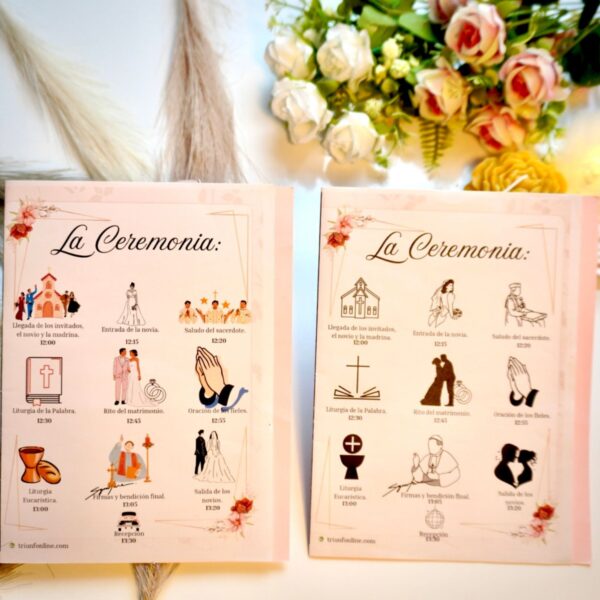 Opción 1: Programa De Ceremonia Clásico - Imagen 4