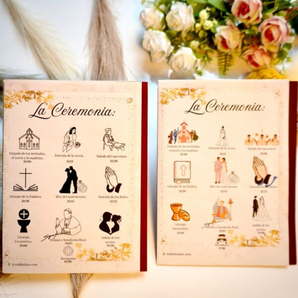 Opción 2: Programa De Ceremonia Clásico - Imagen 4