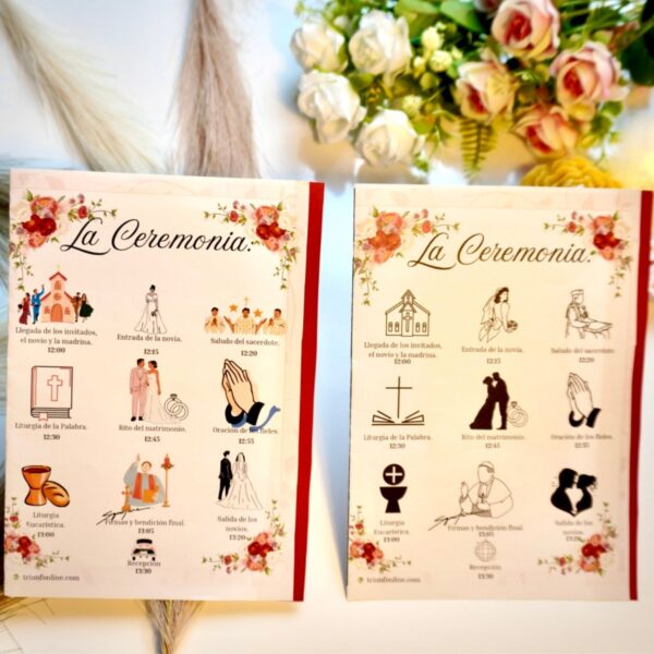 Opción 5: Programa De Ceremonia Clásico - Imagen 4
