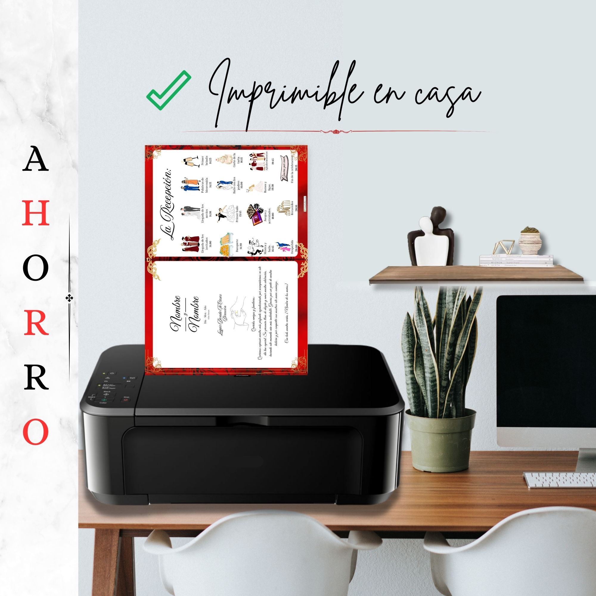 Programa de recepción barroco descargable e imprimible – Triunfonline