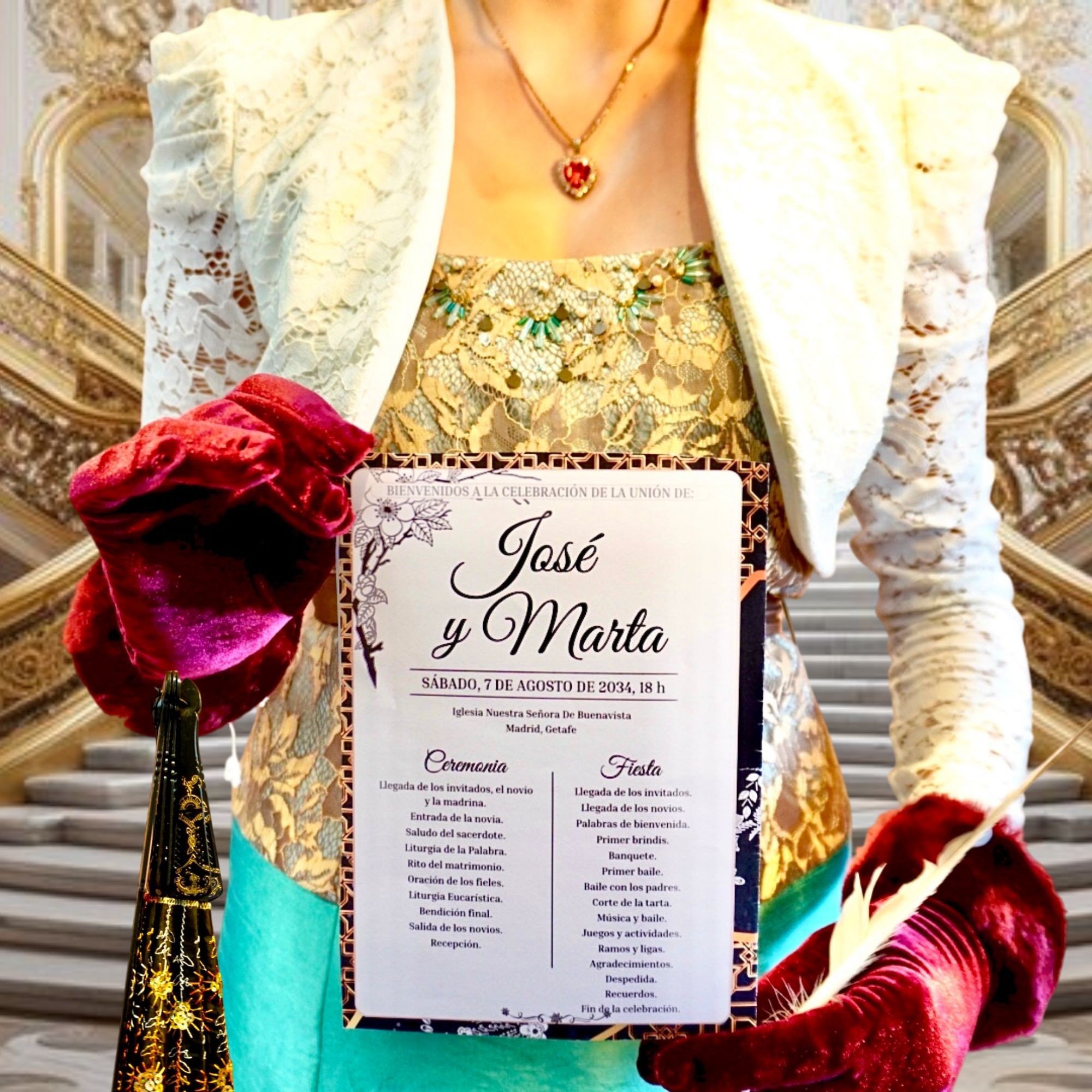 Programa completo barroco elegante para bodas – Triunfonline