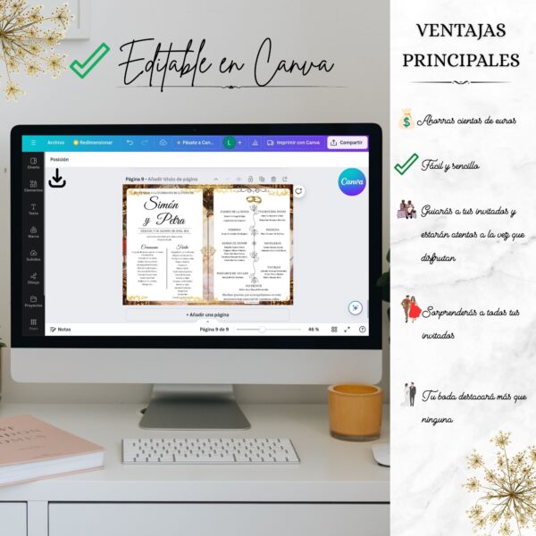 Programa completo barroco editable en Canva – Triunfonline