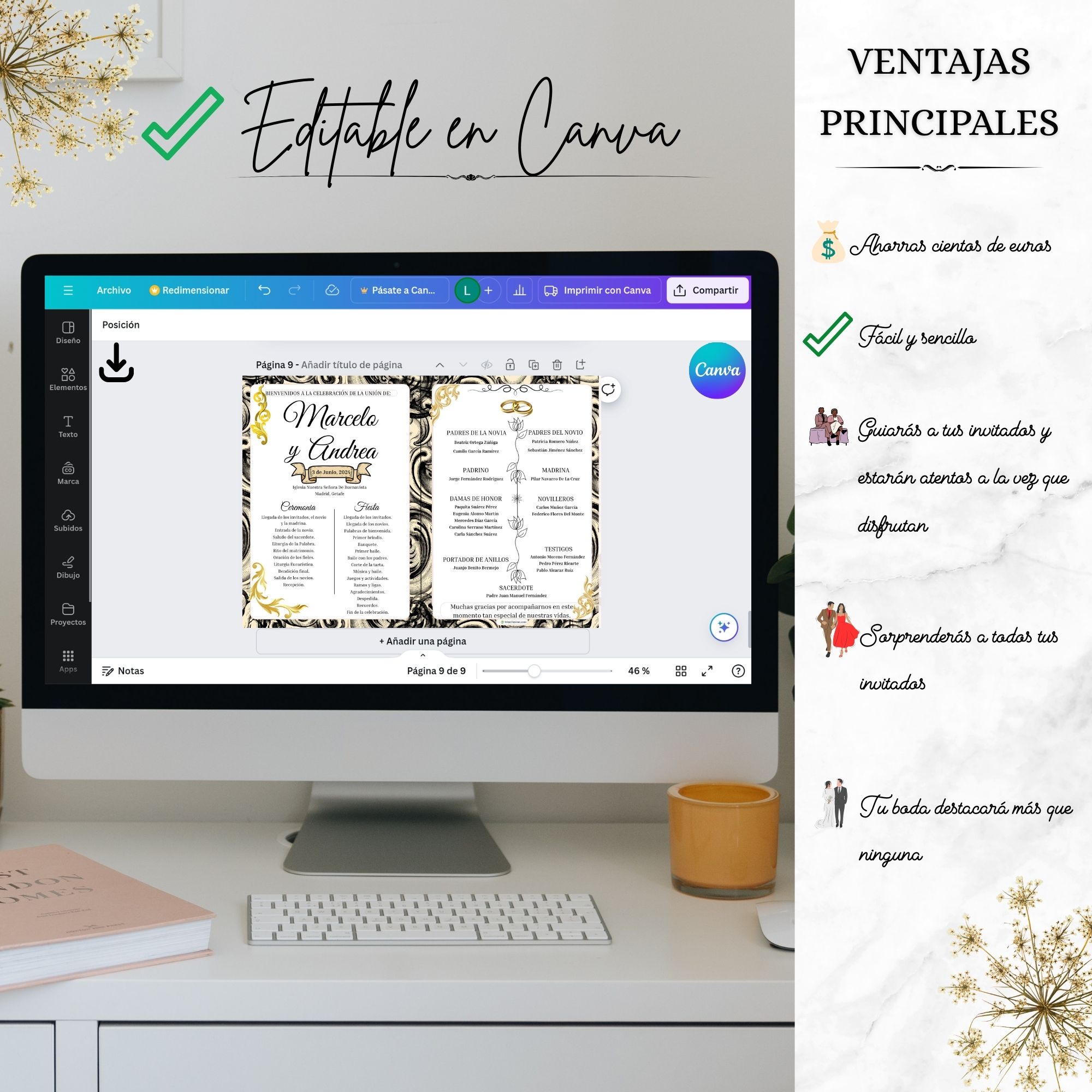 Programa completo barroco editable en Canva – Triunfonline