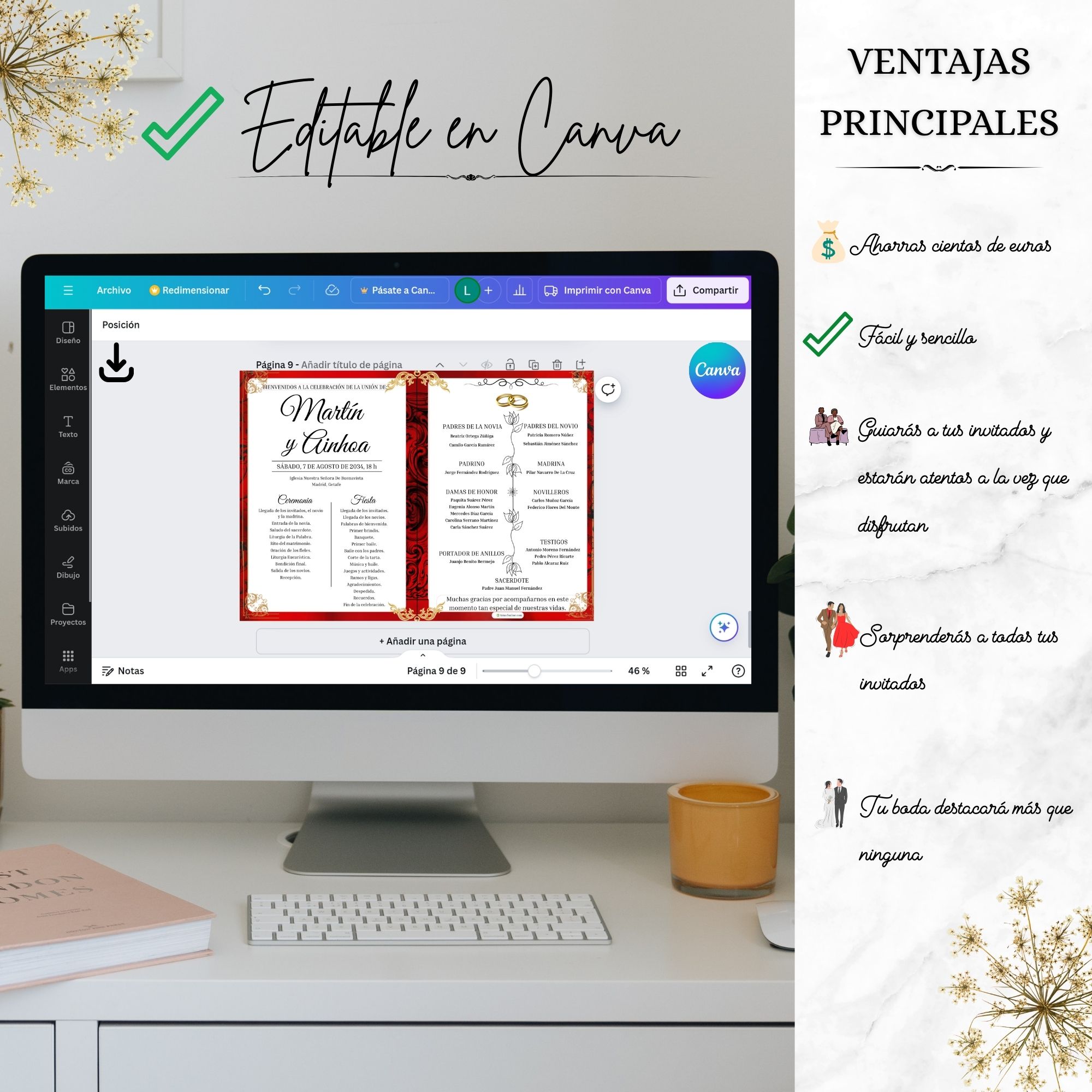 Programa completo barroco editable en Canva – Triunfonline