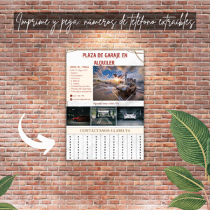 Cartel A4 pegable en muro – Triunfonline