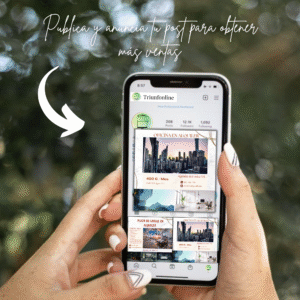 Plantilla inmobiliaria editable en Canva