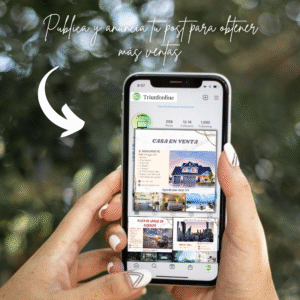 Post inmobiliario listo para subir a Instagram