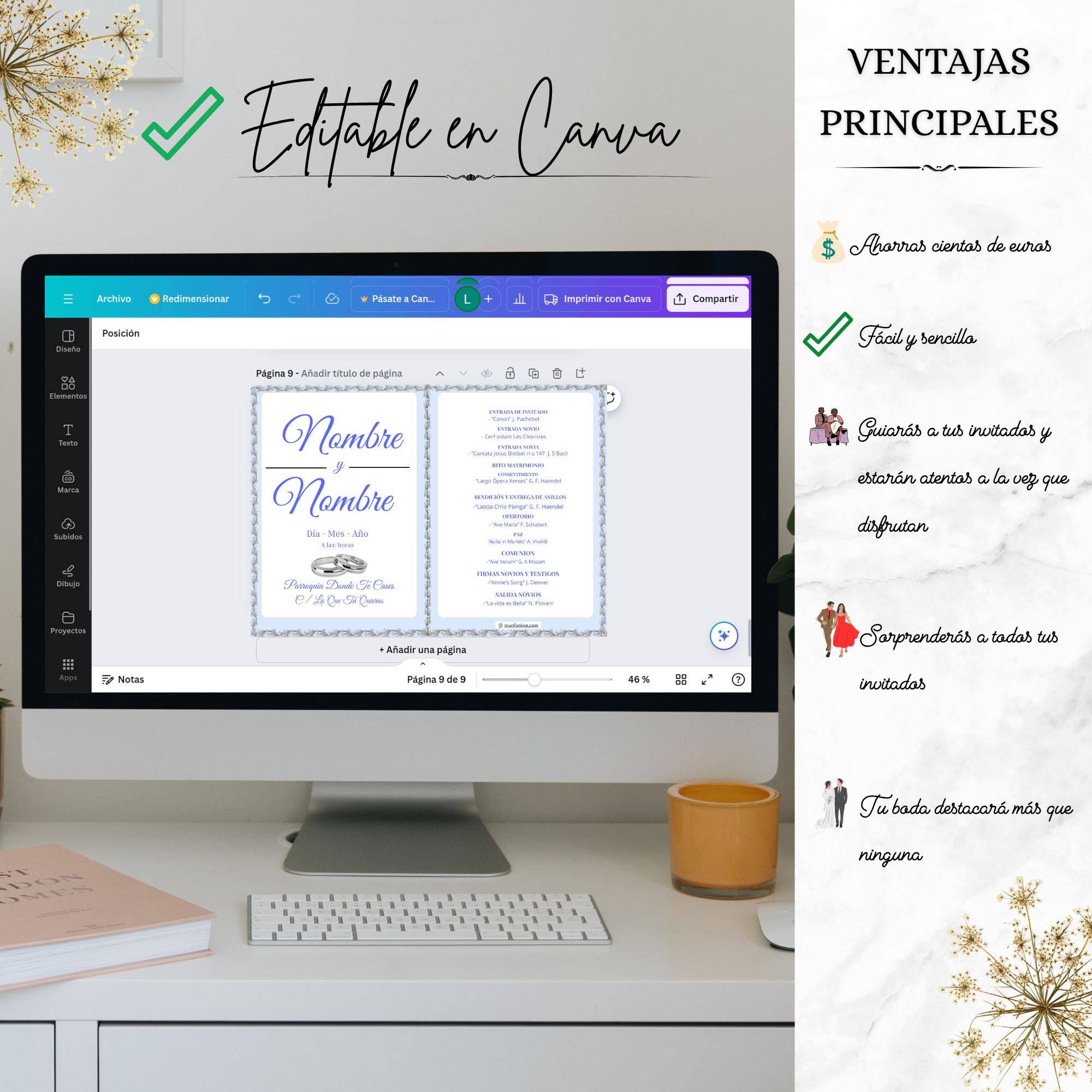 Diseño mostrado simultáneamente en ordenador, tablet y móvil.