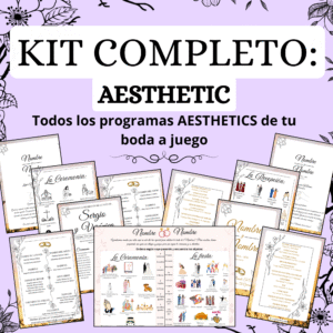 KIT COMPLETO: Todos los Programas AESTHETICS a juego