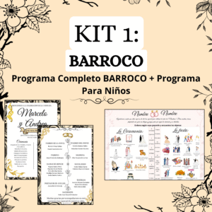 KIT 1: Programa Completo + Para Niños BARROCO