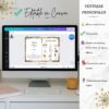 Programa de ceremonia barroco personalizable en Canva – Triunfonline