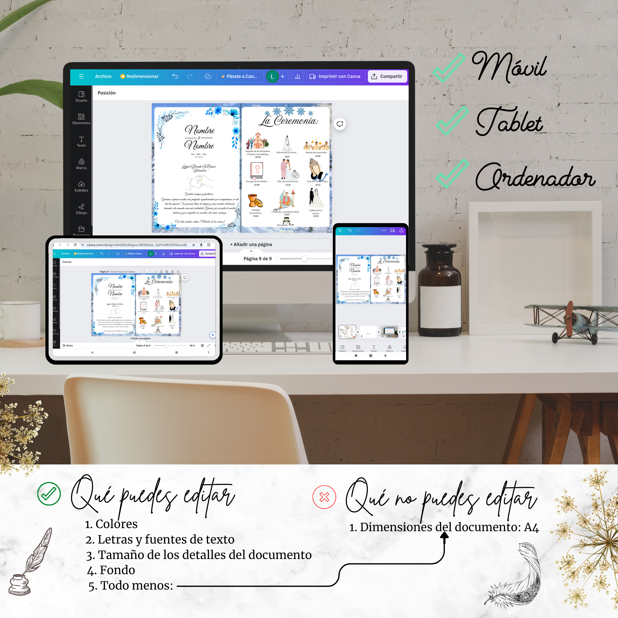 Imprimible en casa, ambas caras