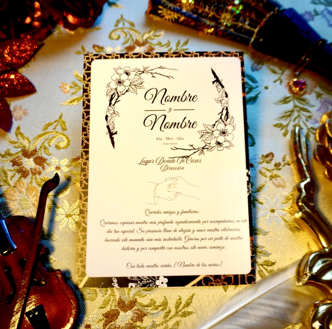 Portada delantera del programa de ceremonia barroco – Triunfonline