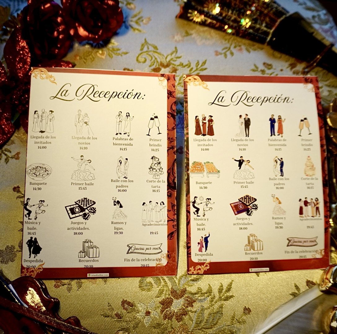 Parte trasera completa del programa de recepción barroco premium – Triunfonline