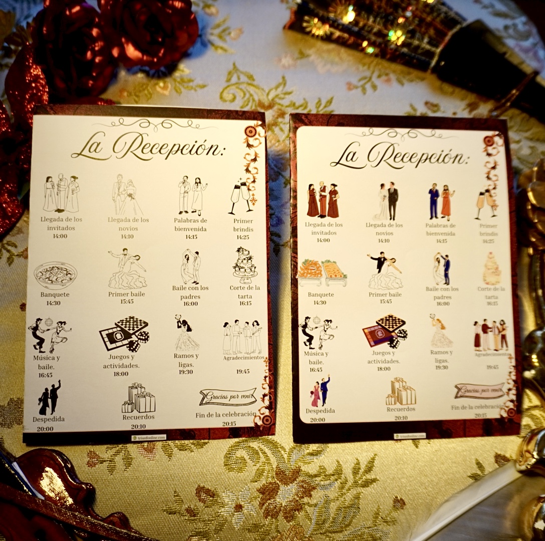 Parte trasera completa del programa de recepción barroco – Triunfonline