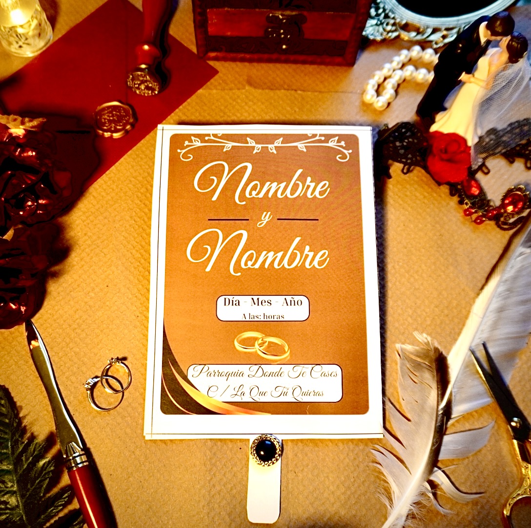 Presentación de ambas caras en estilo vintage auténtico.