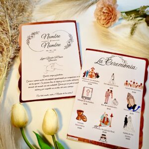 Ambas caras del programa de ceremonia