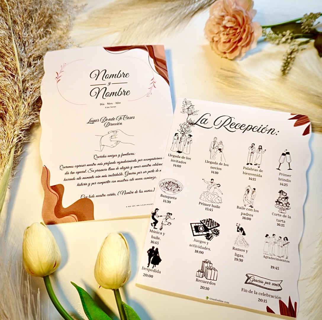 Ambas caras del programa de recepción, vista completa