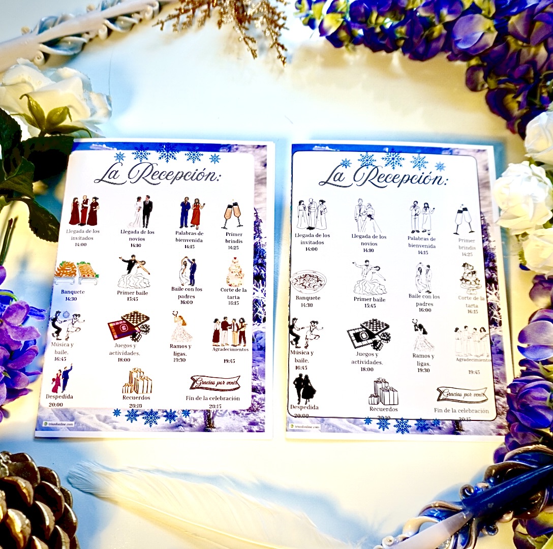 Parte de atrás — programa de ceremonia estacional