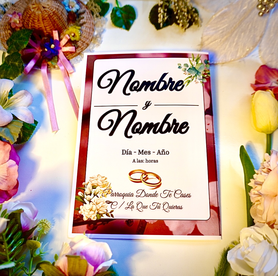 Diseño preparado para todos los dispositivos y listo para imprimir, mostrando ambas caras.