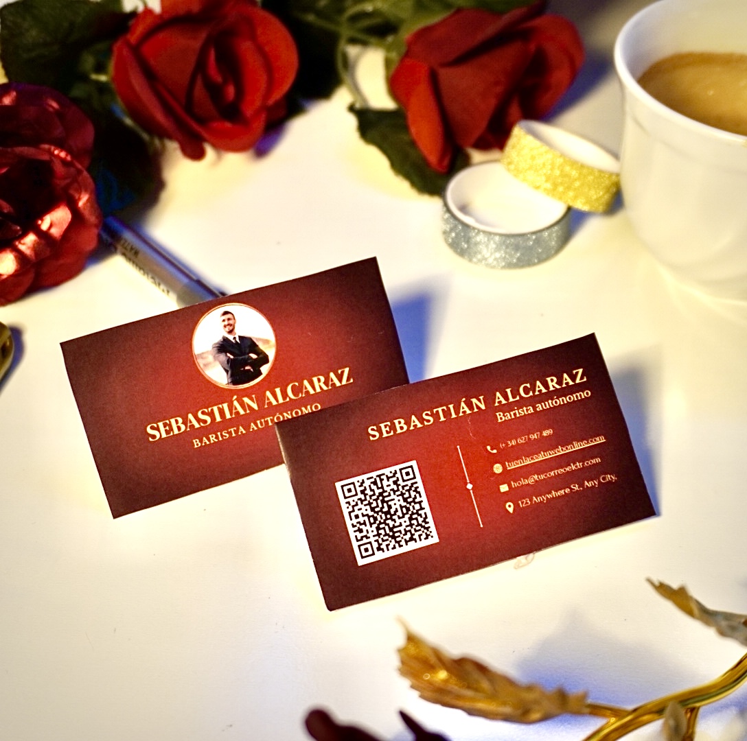 Portada tarjeta de visita opción 4 (dos caras).