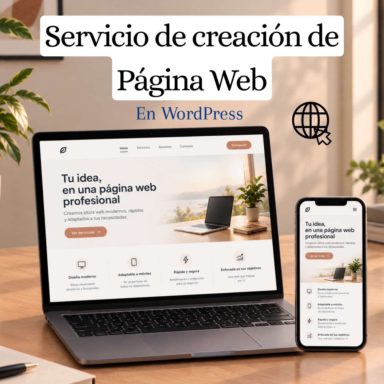 Servicio de creación de página web