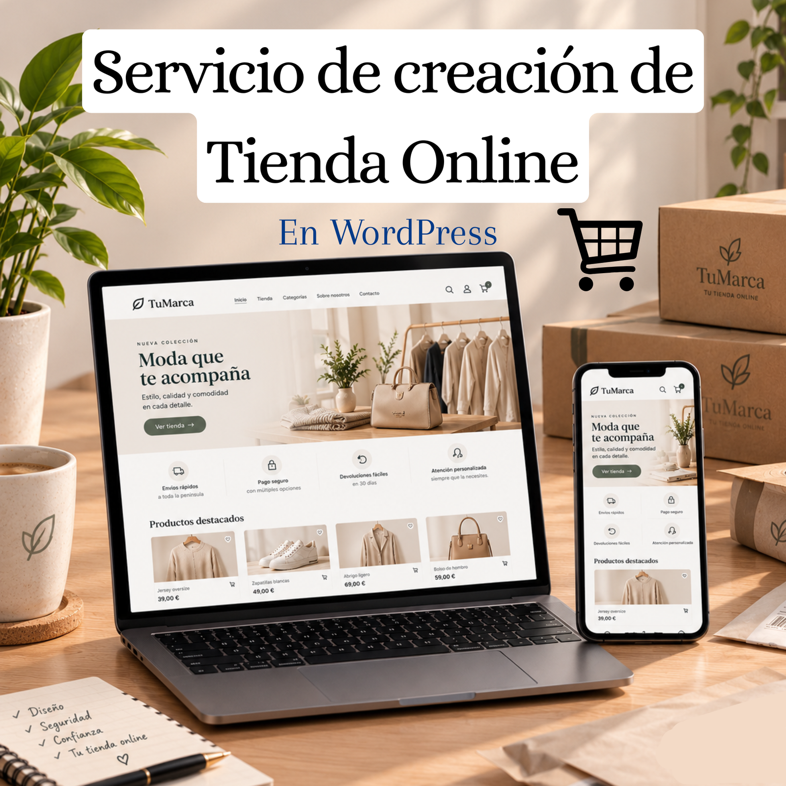 Servicio de creación de tienda online